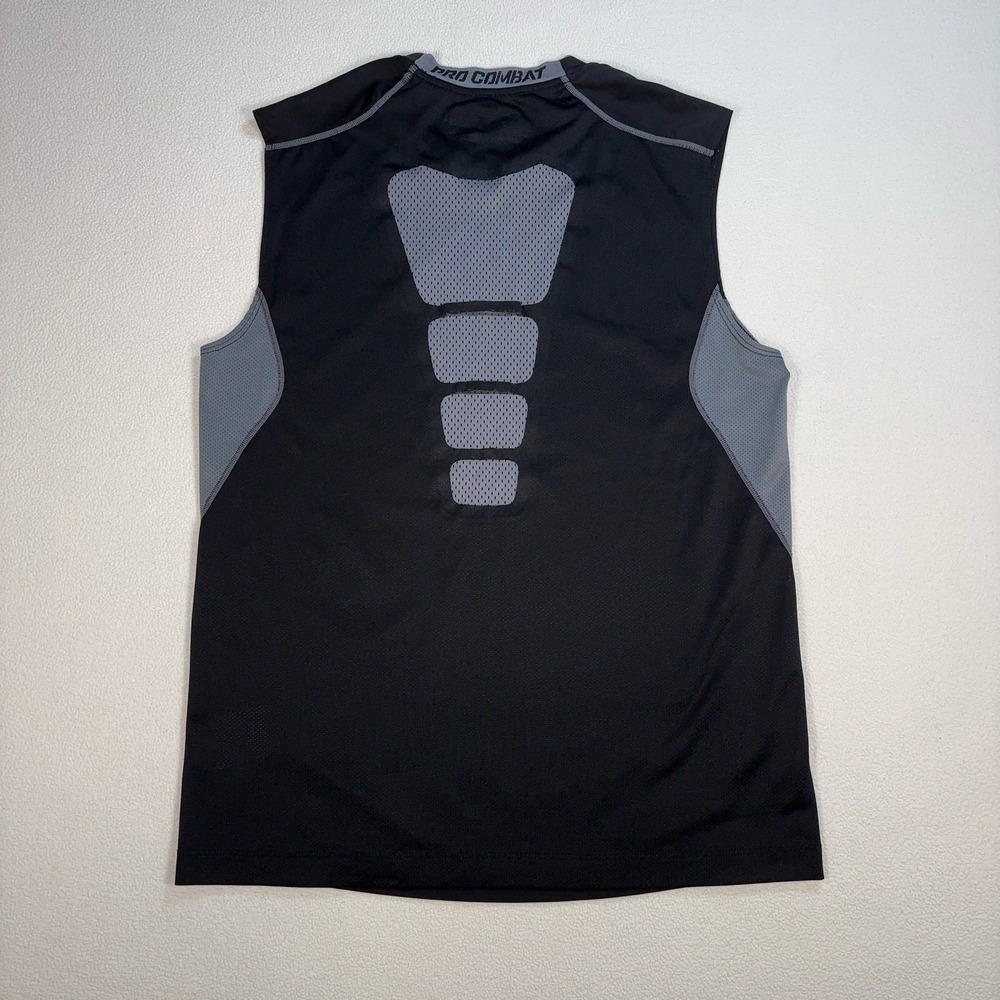 Nike Pro Combat Fitted Sleeveless Shirt Mens M Black Dri-Fit Hyper Cool Tank Top
